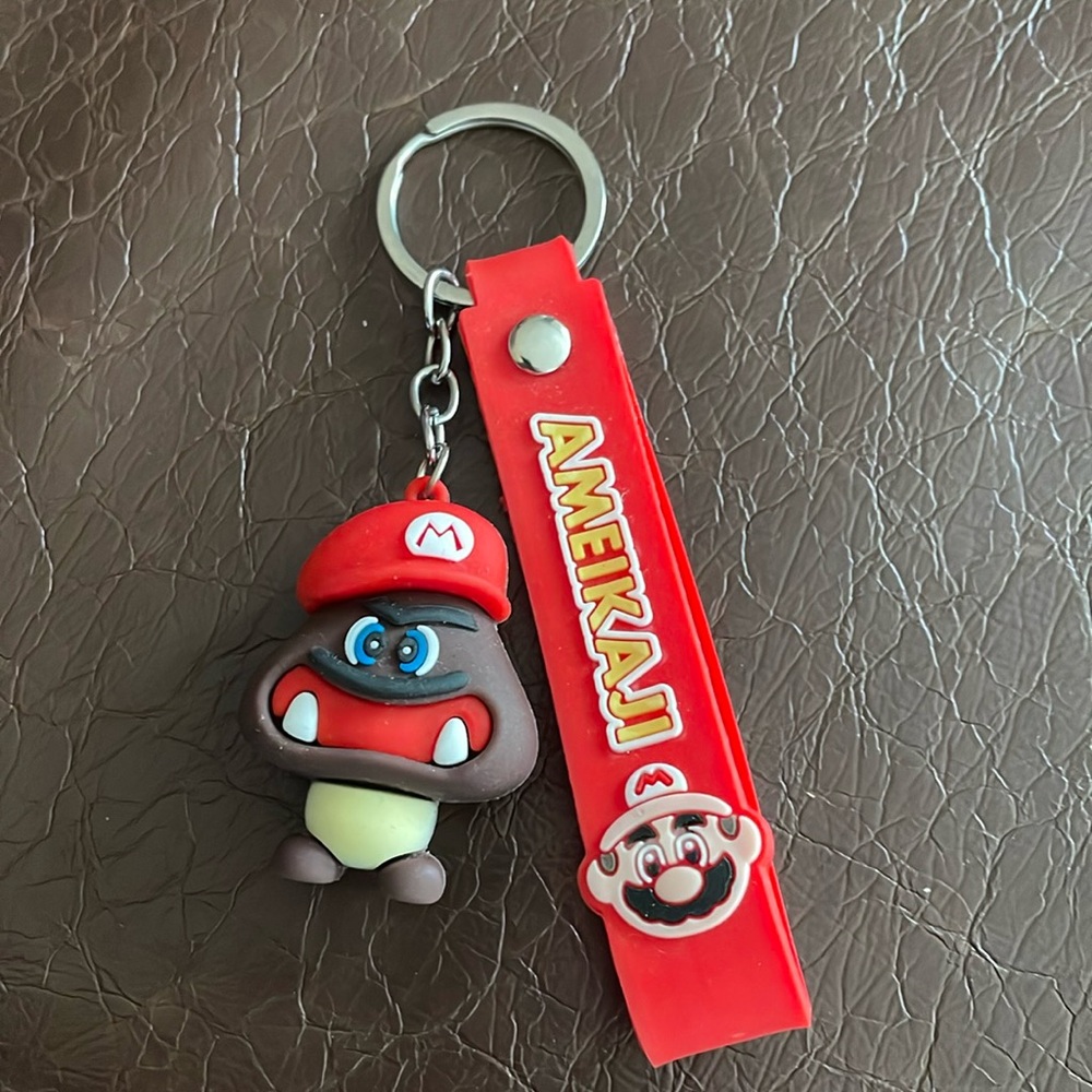 Super Mario Goomba Keychain